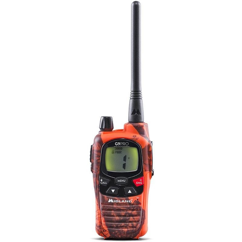 Pack talkie-walkie midland g9 pro export boosté + oreillette + casque hi-fi  offert