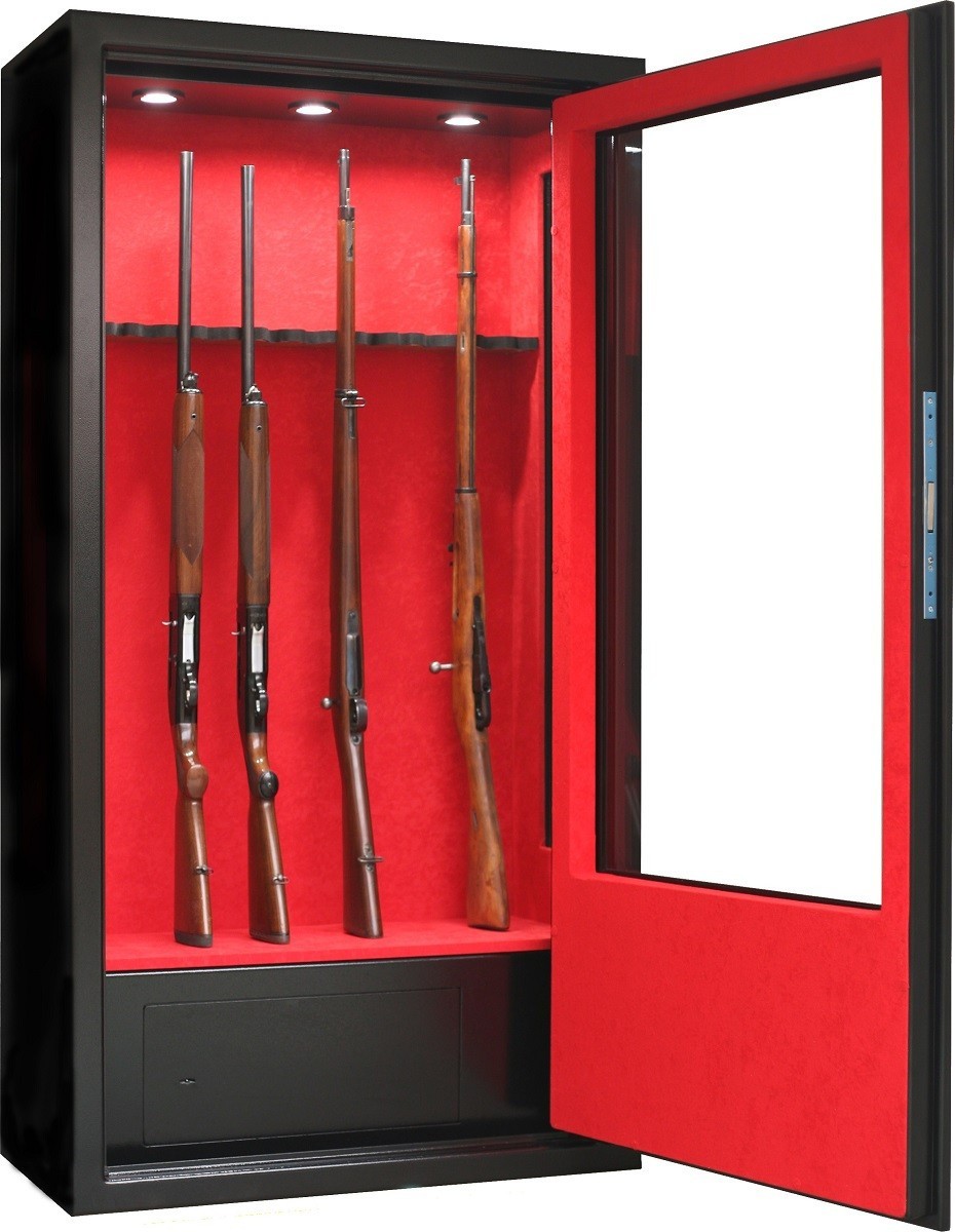 Armoire forte Infac Vitrine forts armes longues V62 Coffres in 10 Made pour Chasse - / | armes
