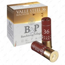 Cartouche B & P Valle Steel 36 HV Magnum / Cal. 12 - 36 g