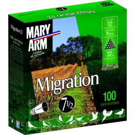 Pack 100 cart. Mary Arm Migration 32 / Cal. 12 - 32 g