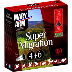 Pack 100 cart. Mary Arm Super Migration 36 / Cal. 12 - 36 g