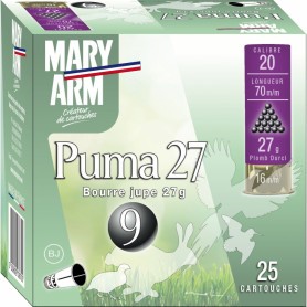 Cartouche Mary Arm Puma 27 / Cal. 20 - 27 g