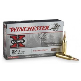 Cartouche Winchester / cal. 270 Win. - Super-X PP 9,7 g / 150 gr